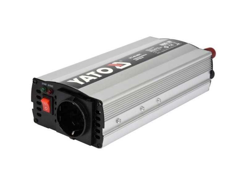 Инвертор на напрежение YATO, 12V - 230 V, 800 W