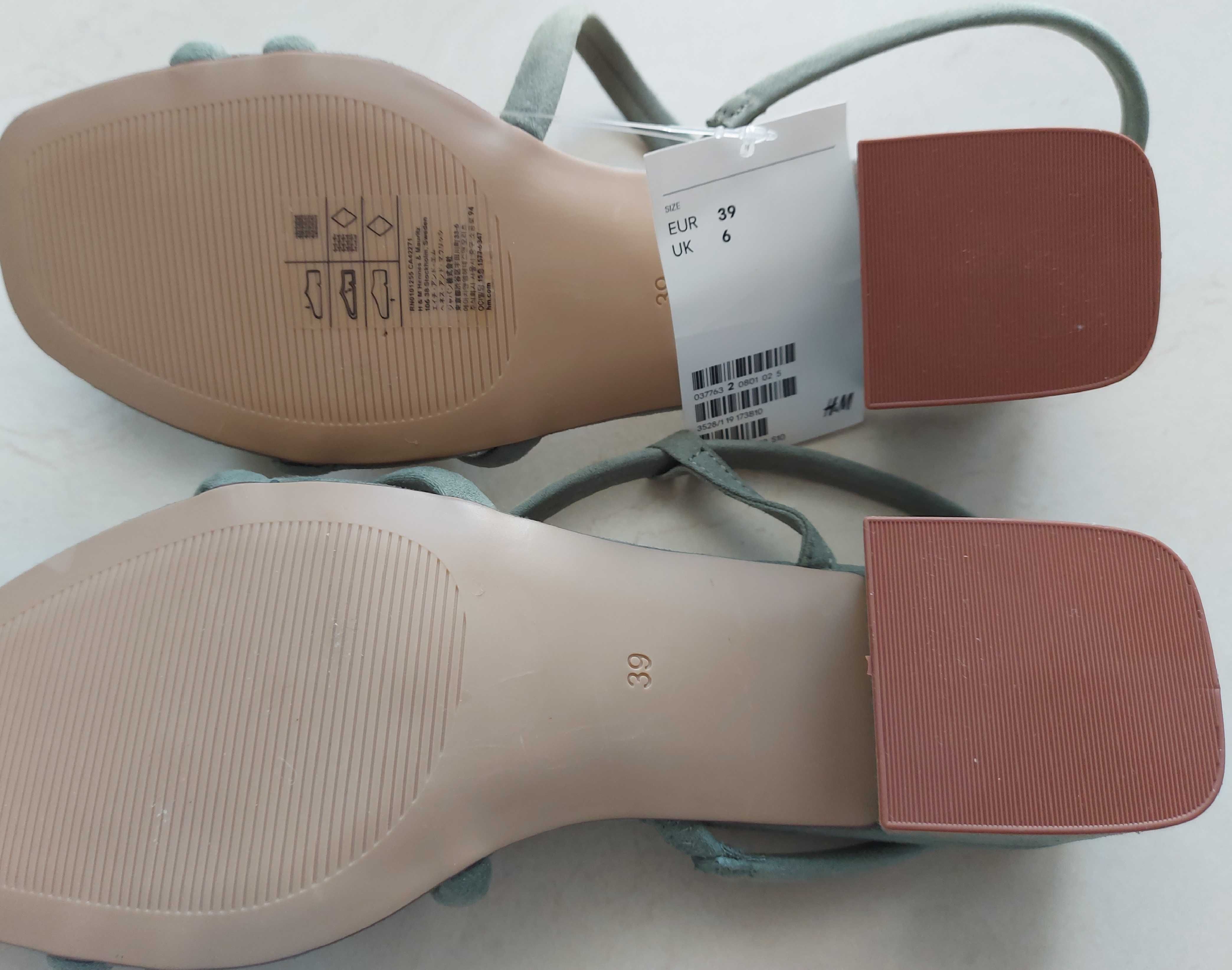 Нови с етикет сандали H&M размер 39