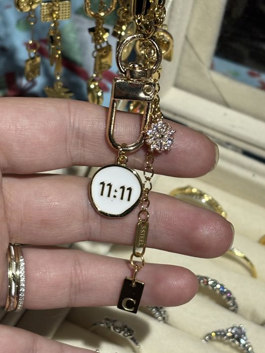 Подарък за Коледа бижу за чанта/ключодържател