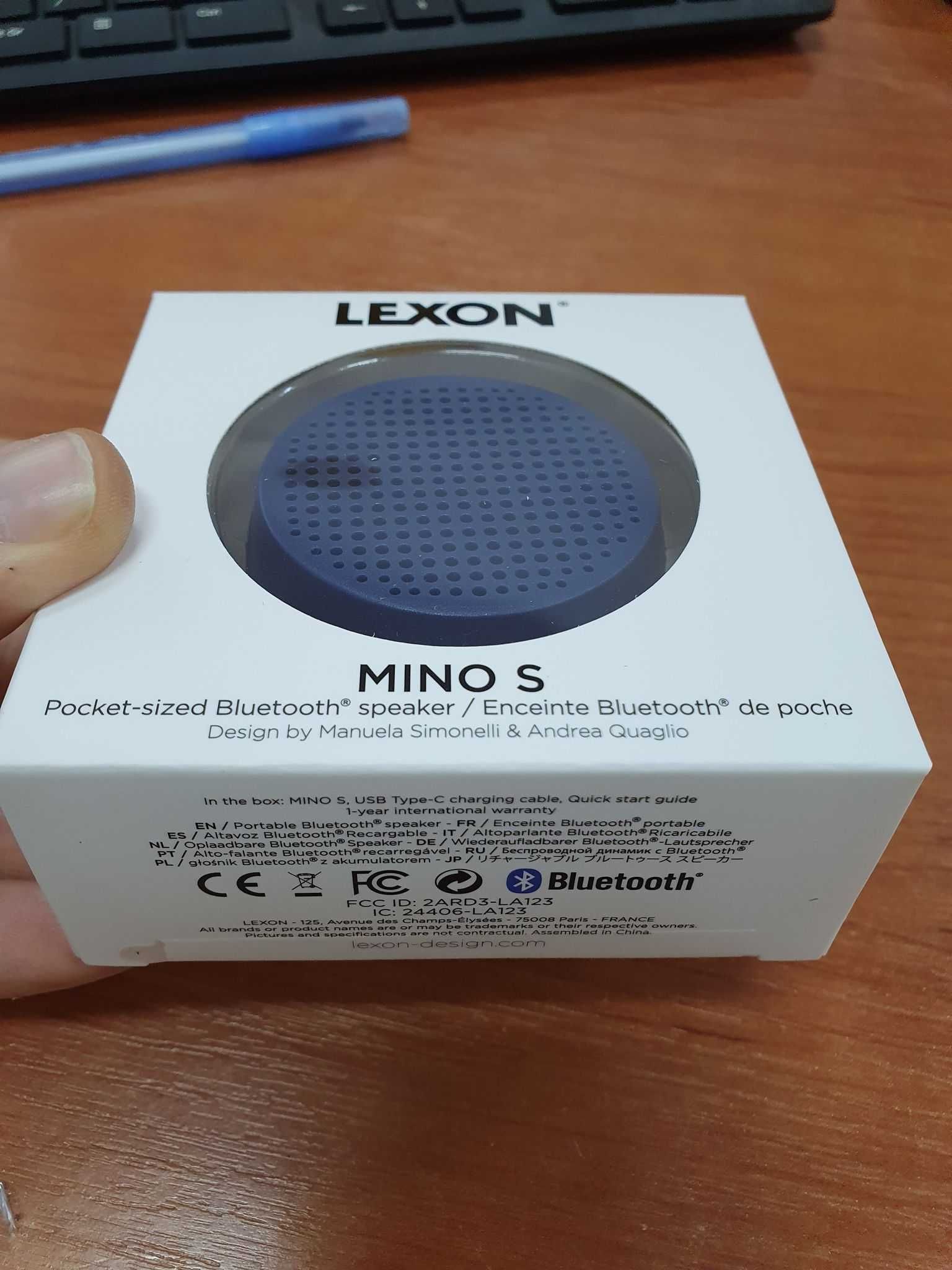 2 Boxe Mino S albastru inchis - LEXON