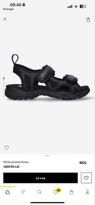 Sandale Alexander McQueen MCQ originale