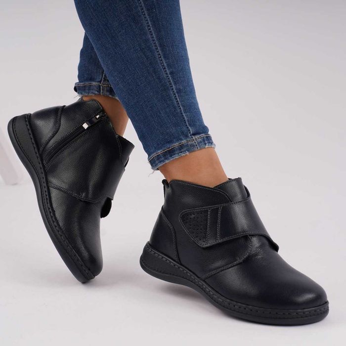 Ghete Piele Naturala Imblanite Talpa Casual