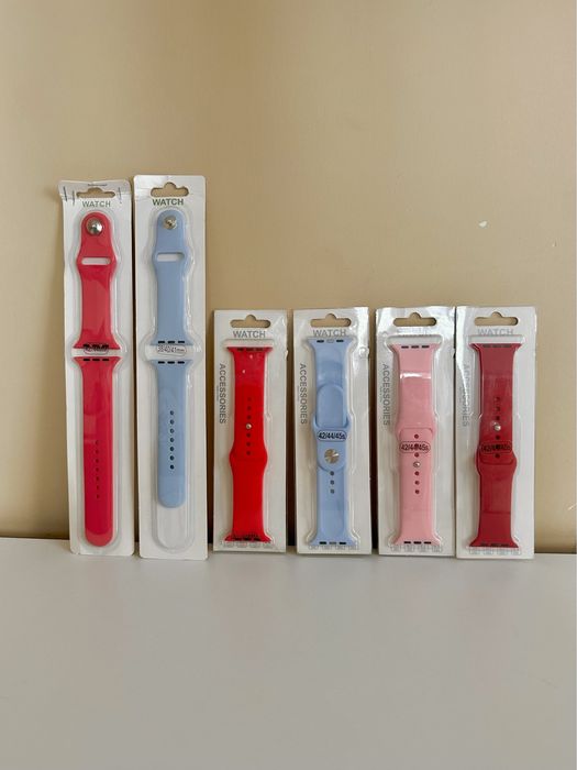 Ремешок силиконовый для часов Apple Watch 38/40/41/42/44/45/49 mm