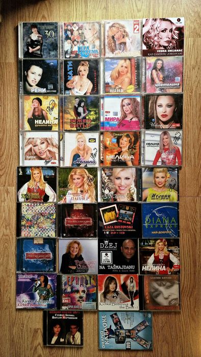 Дискове / CD - ретро поп-фолк, сръбска музика, бг естрада (матрични)