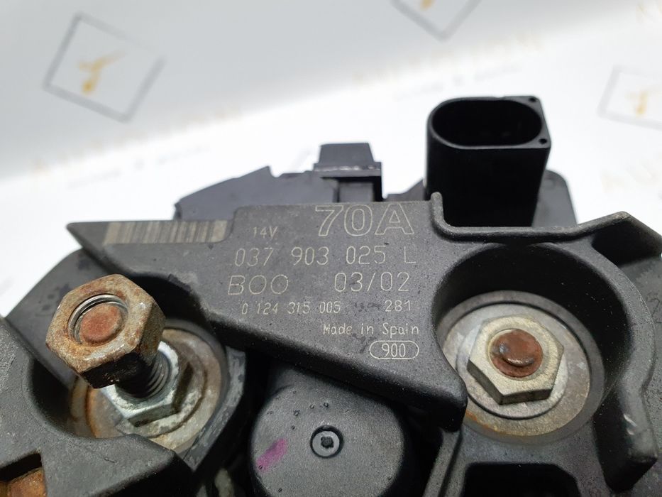 Alternator VOLKSWAGEN LUPO (6X1, 6E1) [ 1998 - 2005 ] OEM 037903025L /