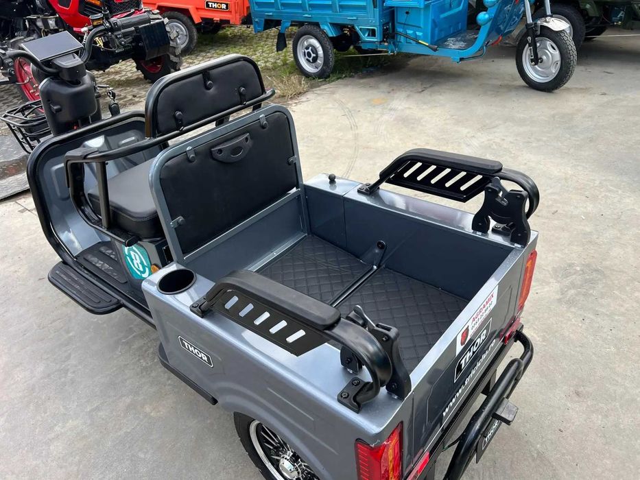 Triciclu electric THOR SX LONG PRO 1400 W 60V 20Ah FARA PERMIS NOU