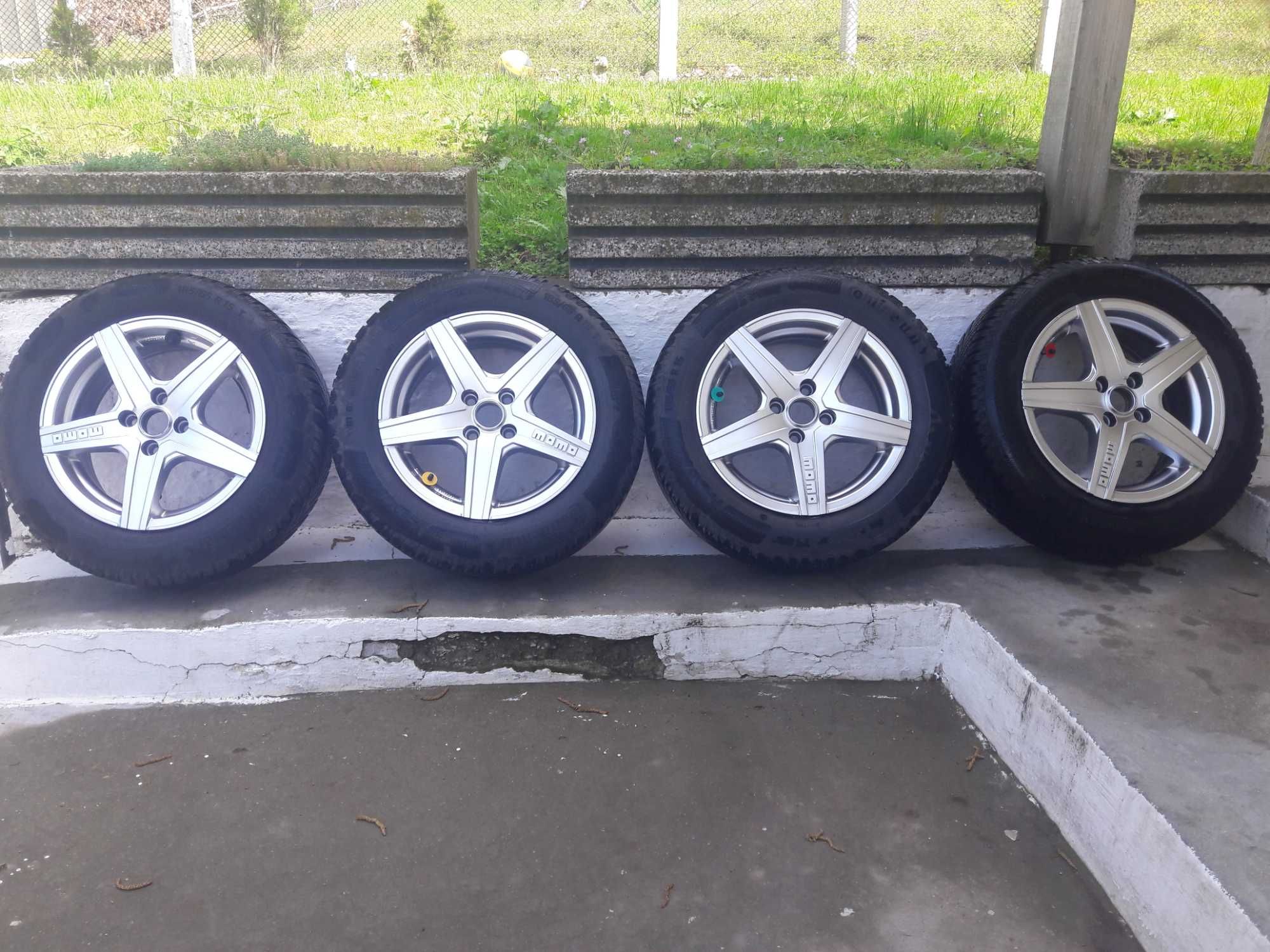 Джанти MOMOHyperstar 15" 4x100 6J ET40,ц.отв.72.3mm с Гуми Continental
