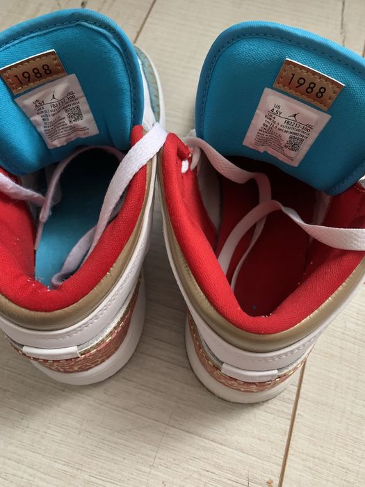 Jordan -Air Jordan 1 Mid GS UNC to Chicago marimea 36,5