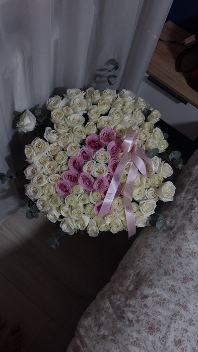 101 роза с буквой А
