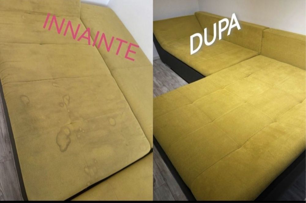 Curatare canapele, saltele, scaune, fotoliu, perne, covoare, mochete
