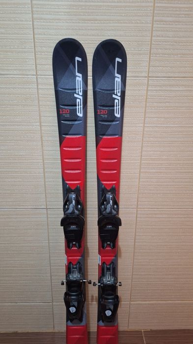 Schiuri 120cm elan maxx -clapari ski bete-set schi copii