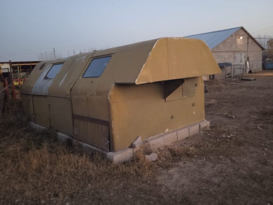 Будка алюминиевая двухстенная