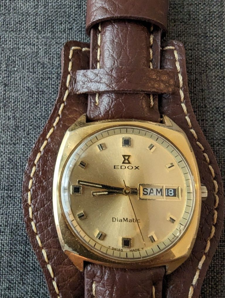 Edox Diamatic швейцарски автоматичен часовник от  от 1970те