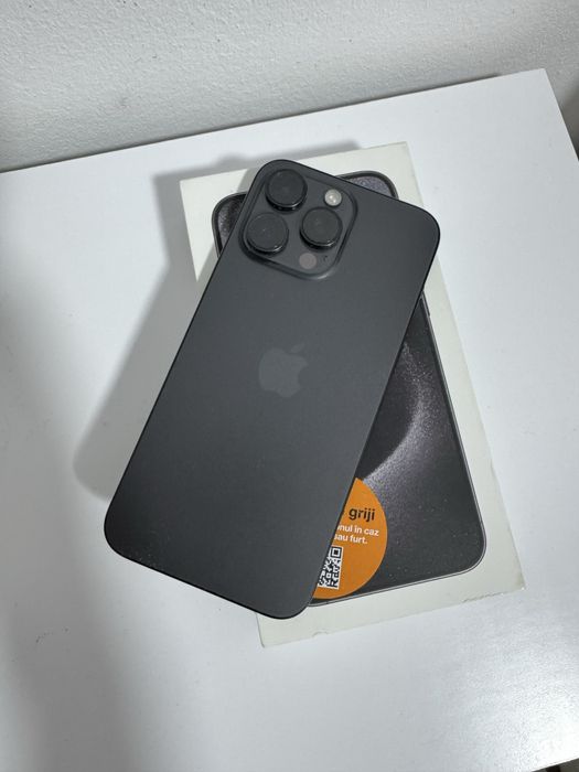 Iphone 15 pro max 256 Gb black titanium!