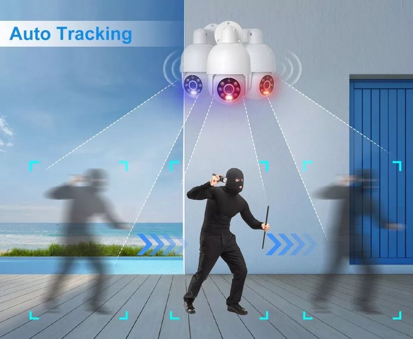 Camera supraveghere exterior 4MP PoE IP
