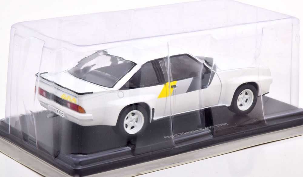 macheta opel manta b 400 1981 - hachette, scara 1/24, noua.