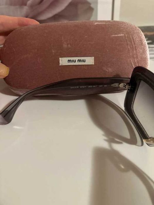 Ochelari de soare Miu Miu glitter sunglasses