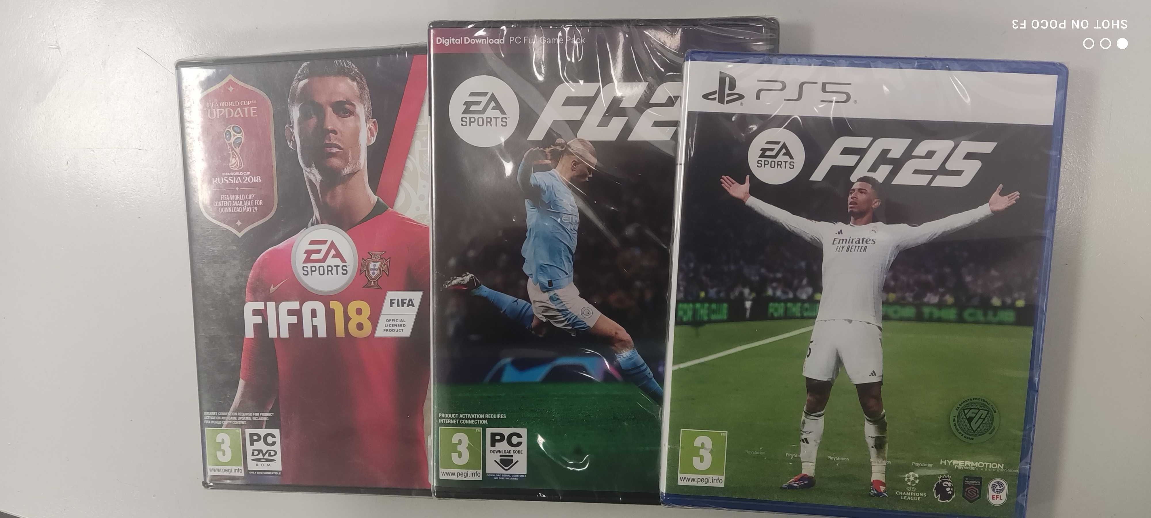 vand 3 cd fifa originale sigilate