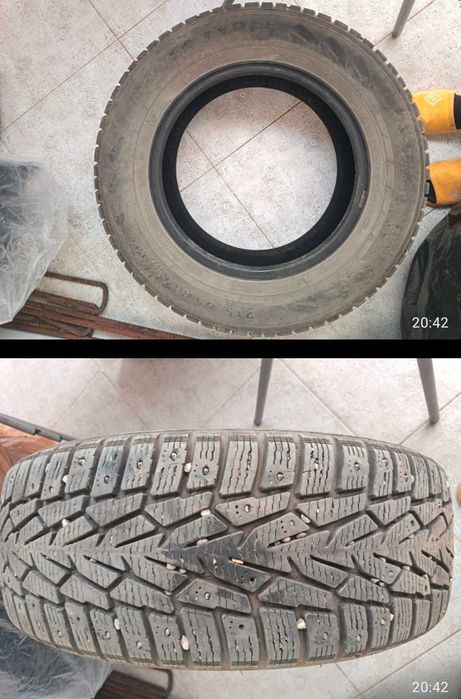 Продам шипованные шины