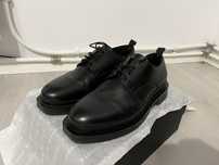 Pantofi din piele neagra Massimo Dutti, marimea 41 - barbati