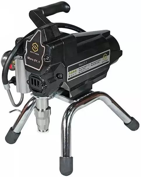 Покраска безвоздушно окрасочным аппаратом.