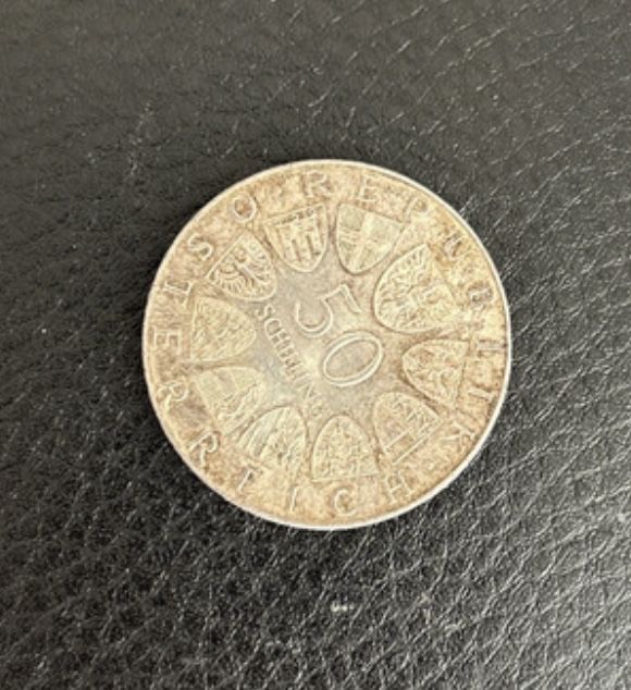 Moneda argint 50 schilng