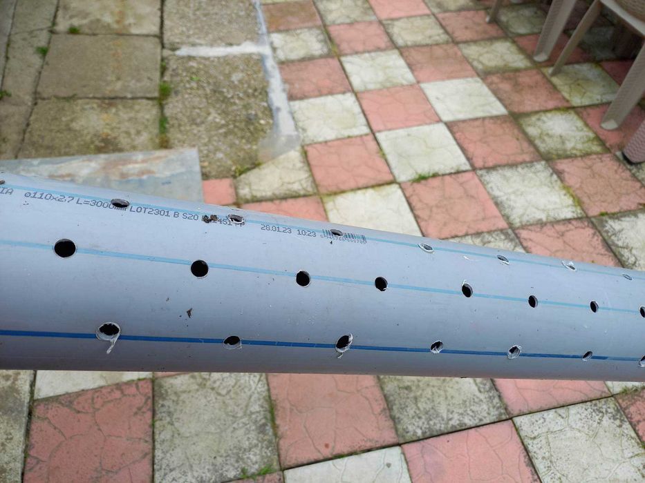 Teavă pentru drenaj și hidroizolatie