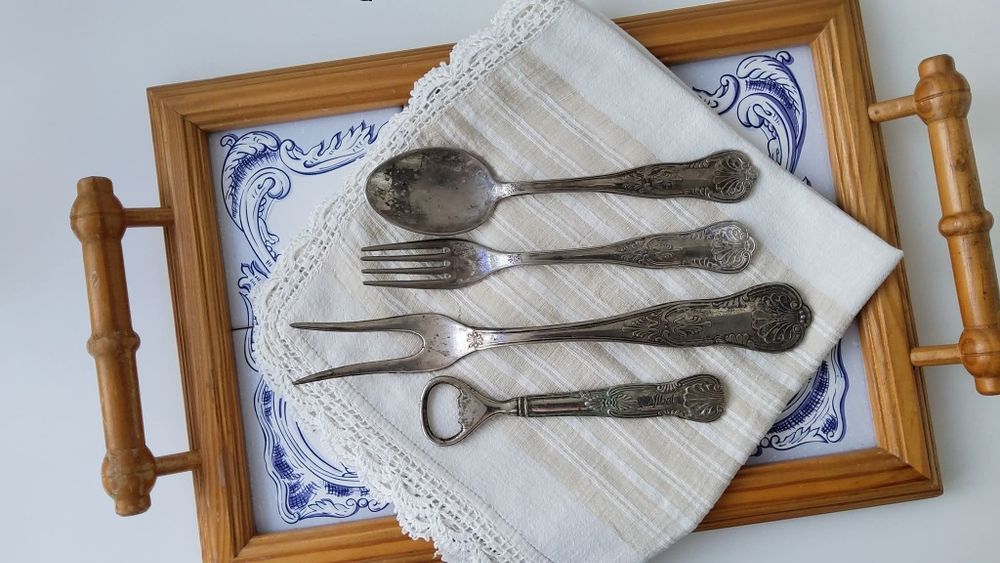 Винтидж комплект от сребърни прибори/ Франция