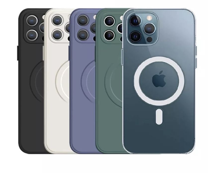 Iphone 14/15/16E/17 PLUS PRO MAX AIR Husa Cercle si Folie Sticla Curba