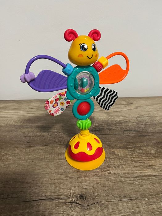 Jucarie cu ventuza si activitati fluture colorat