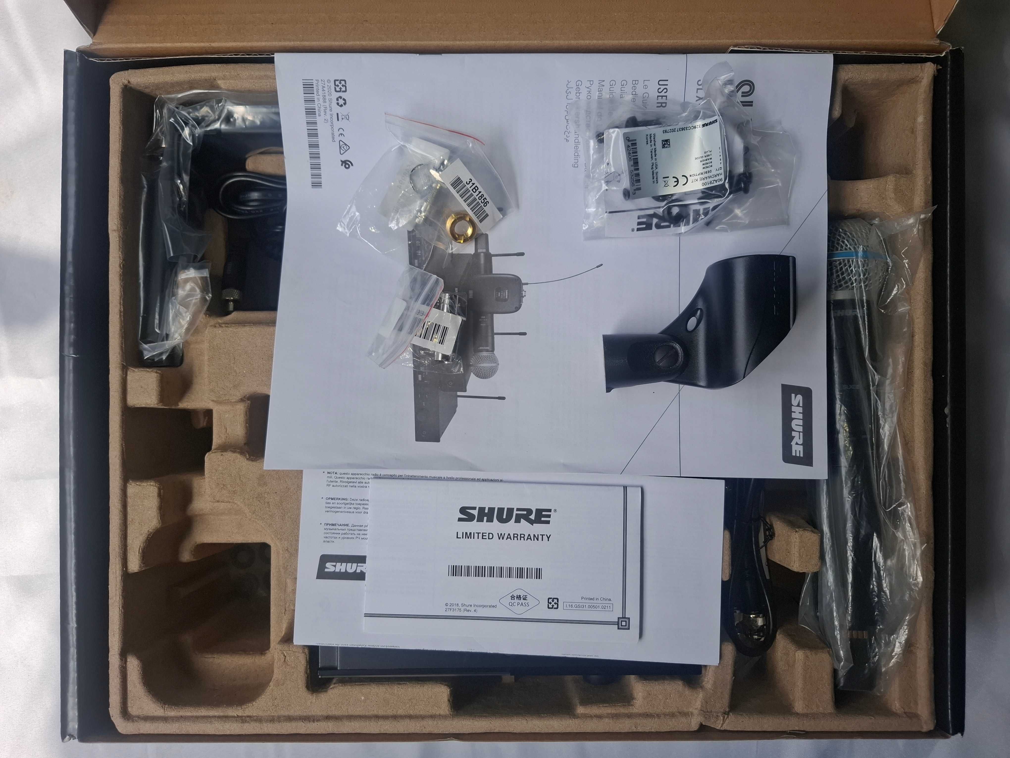 Продавам безжичен микрофон SHURE SLXD24/B58-K59