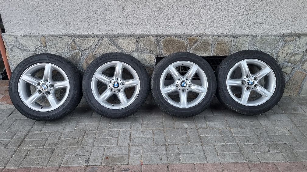 Jante Bmw R16 5x120 cu anvelope iarna 205/55R16