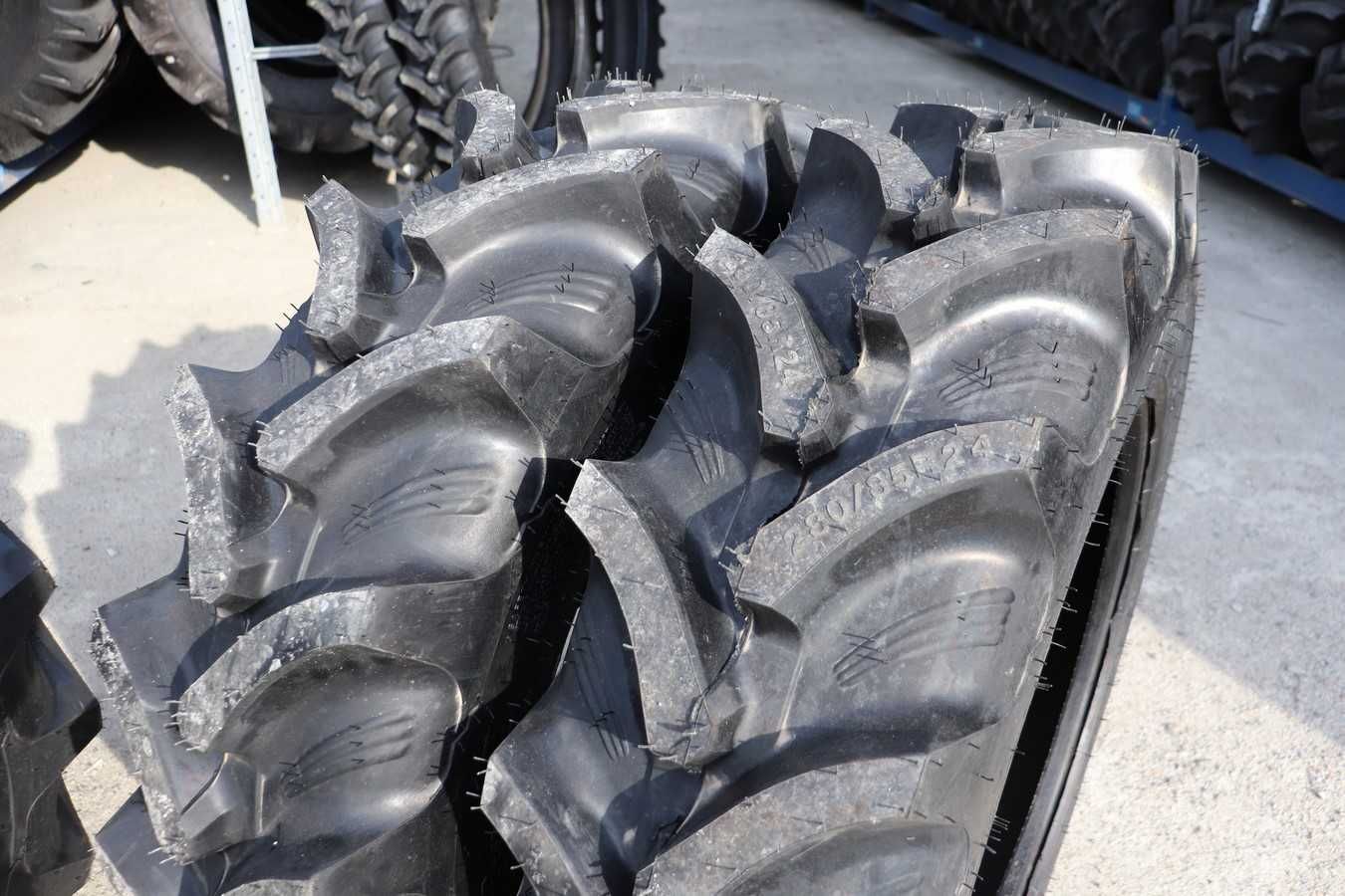 Anvelope noi 280/85R24 OZKA cauciucuri radiale 11.2R24 tractor fata