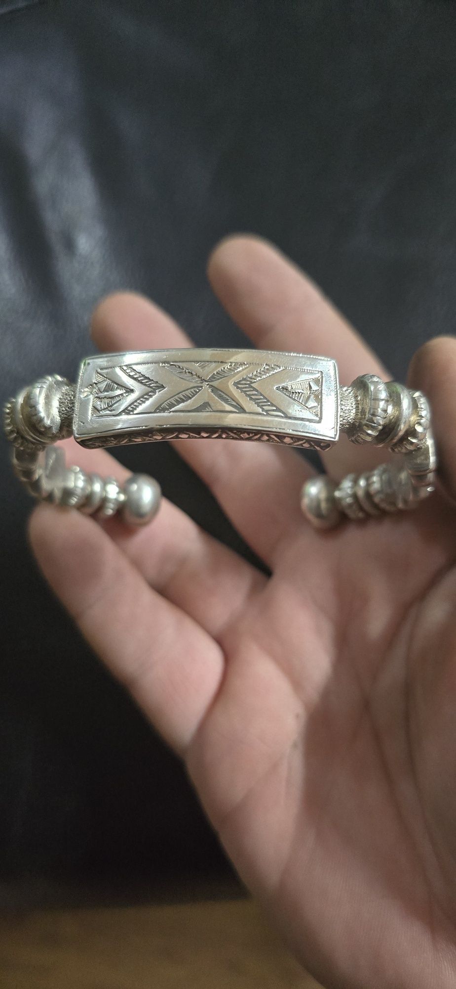 Brățară argint masiv 110g