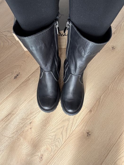 Дамски боти от естествена кожа Реал