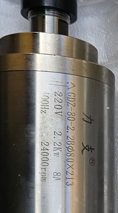 Motor freza motor de frezare Spindle CNC turatie GDZ 80