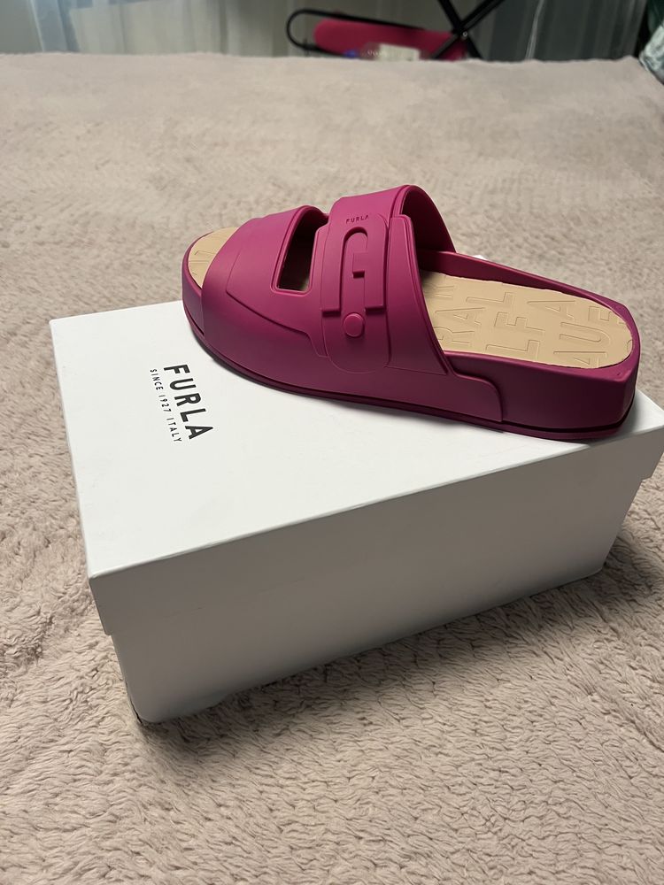 FURLA Чехли Pool Slide, оригинални, 40 номер, джапанки Фурла