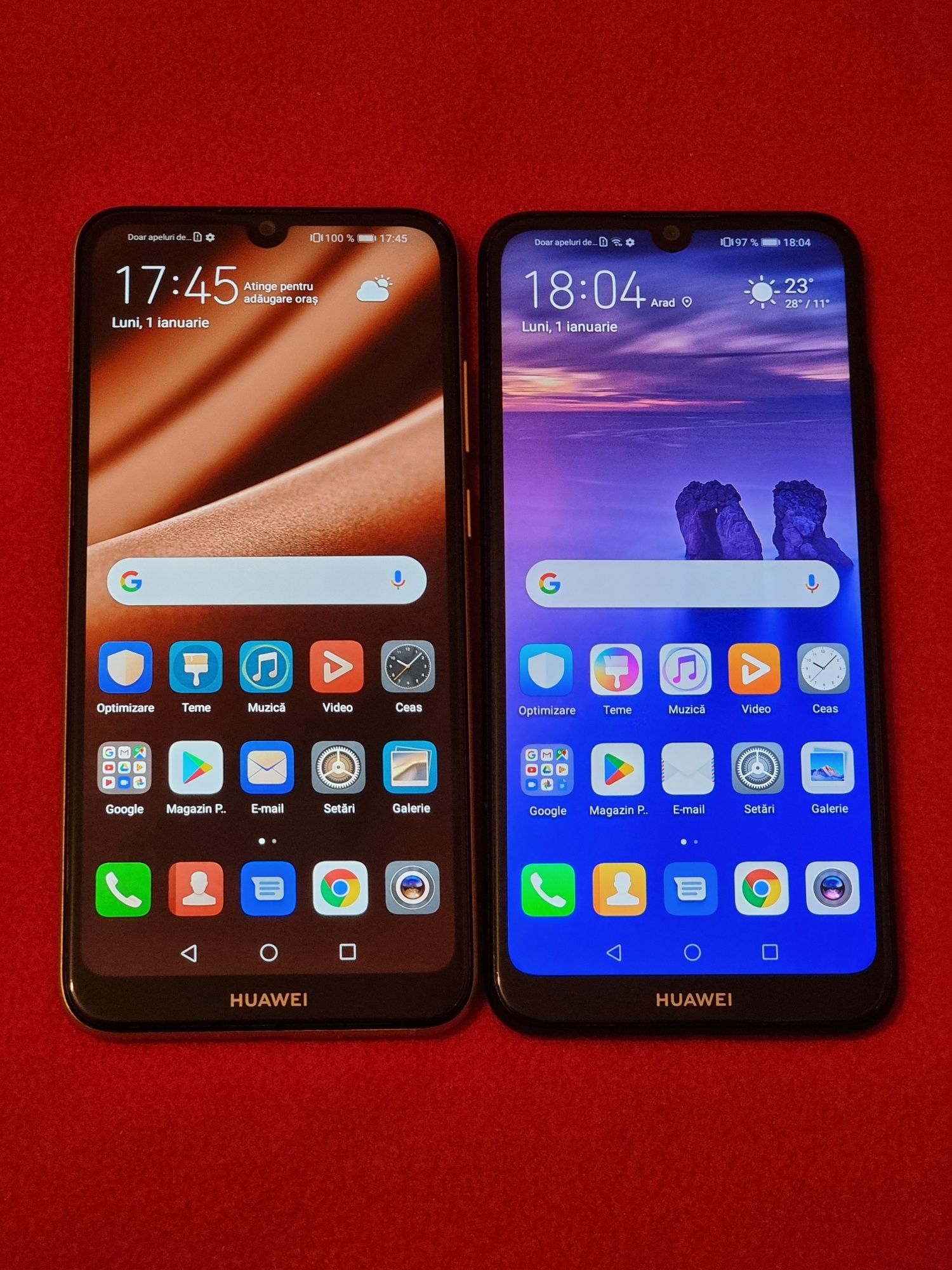 Huawei Y6 Gold Si Negru 32Gb, Liber de rețea. Pret 370 bucata.