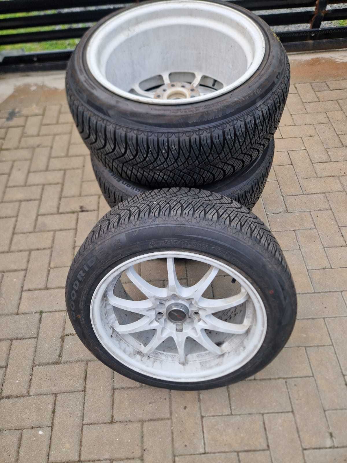 Jante si anvelope-Honda/Mazda/Toyota dim215/50/R17 /DOT5223 allseasone