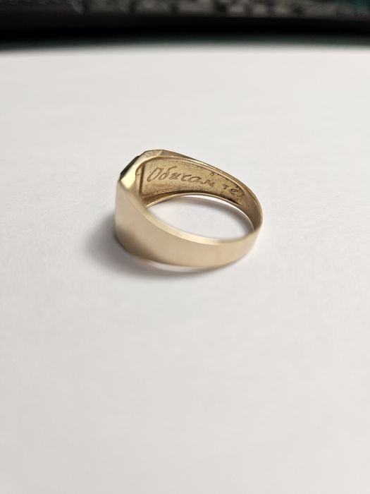 Мъжки златен пръстен 14к