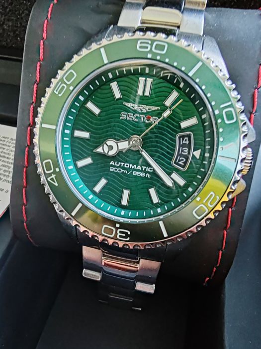 Ceas Sector Aniversar Automatic Diver 200 m Acte-Cutie, Garanție!