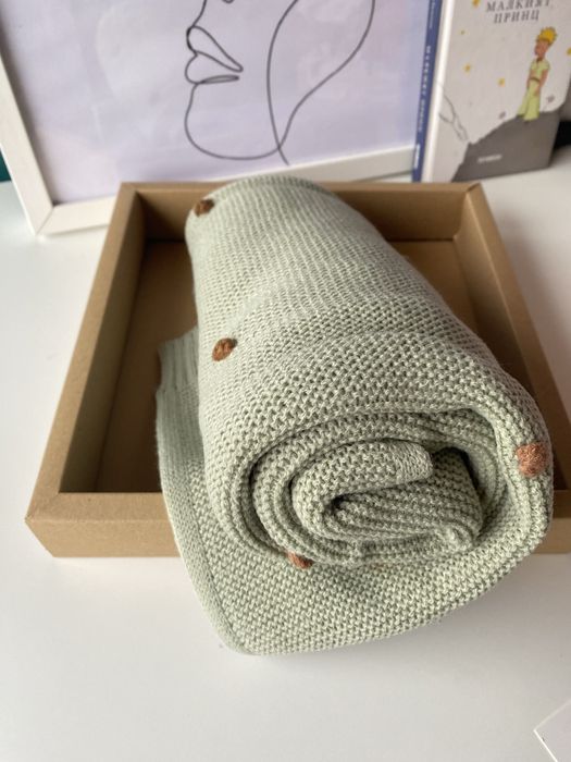 Бебешко плетено одеало / пелена