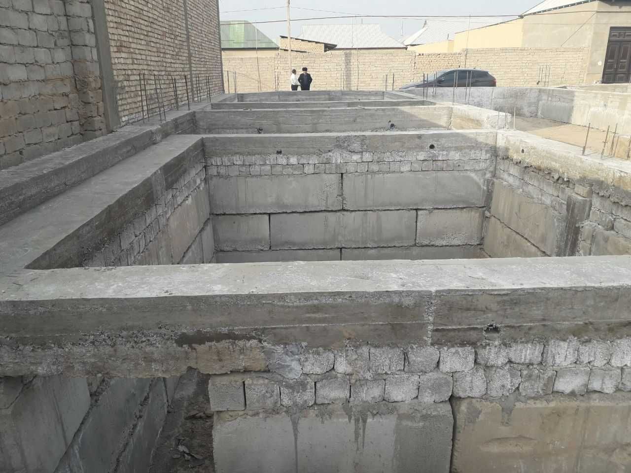 Yaxshi proektli betoni quyilgan yer 6 sotix Qarshi shahri Chorgumbaz