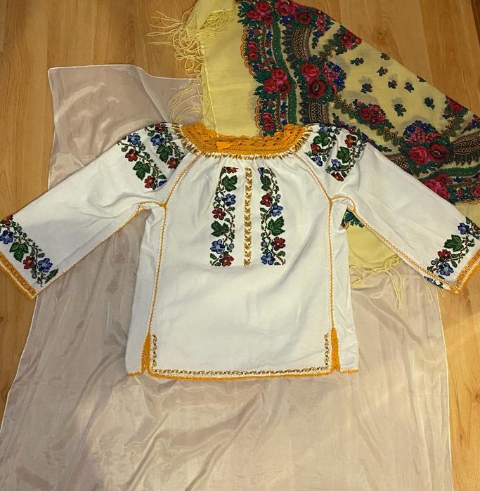 Cămașă cu margele fete 6-11 ani