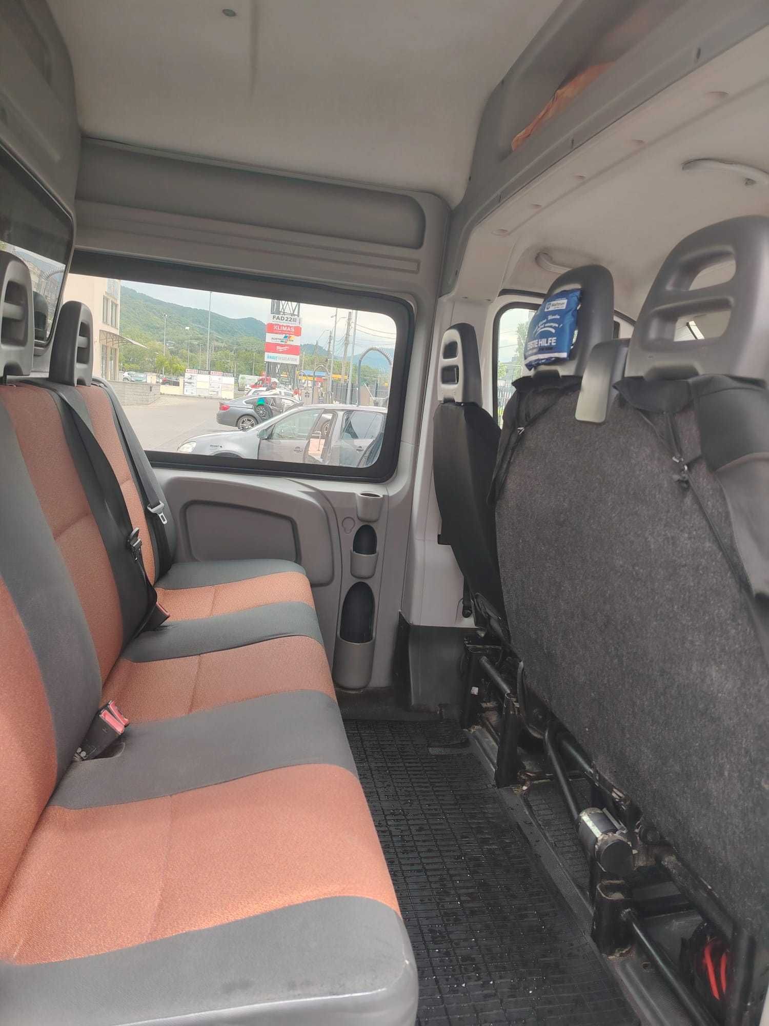 fiat ducato mixt 6 locuri + marfa