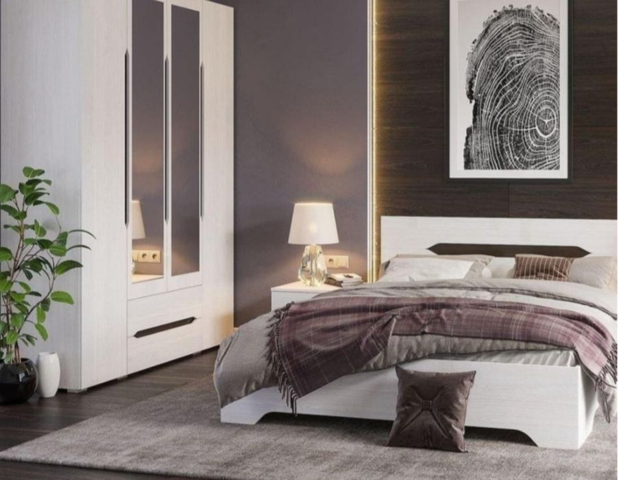 Продается спальный гарнитур в отличном состоянии. С Евро Мебели.