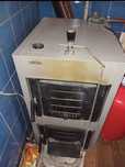 Centrala din fonta,, perfecta fara defecte,pe lemn și carbune 35kw-40k