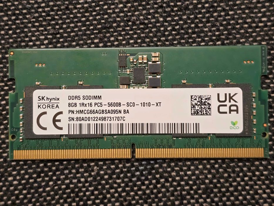 Memorii RAM Laptop SK Hynix Dual Kit DDR5 SODIMM 16GB (8+8) 5600 MHz