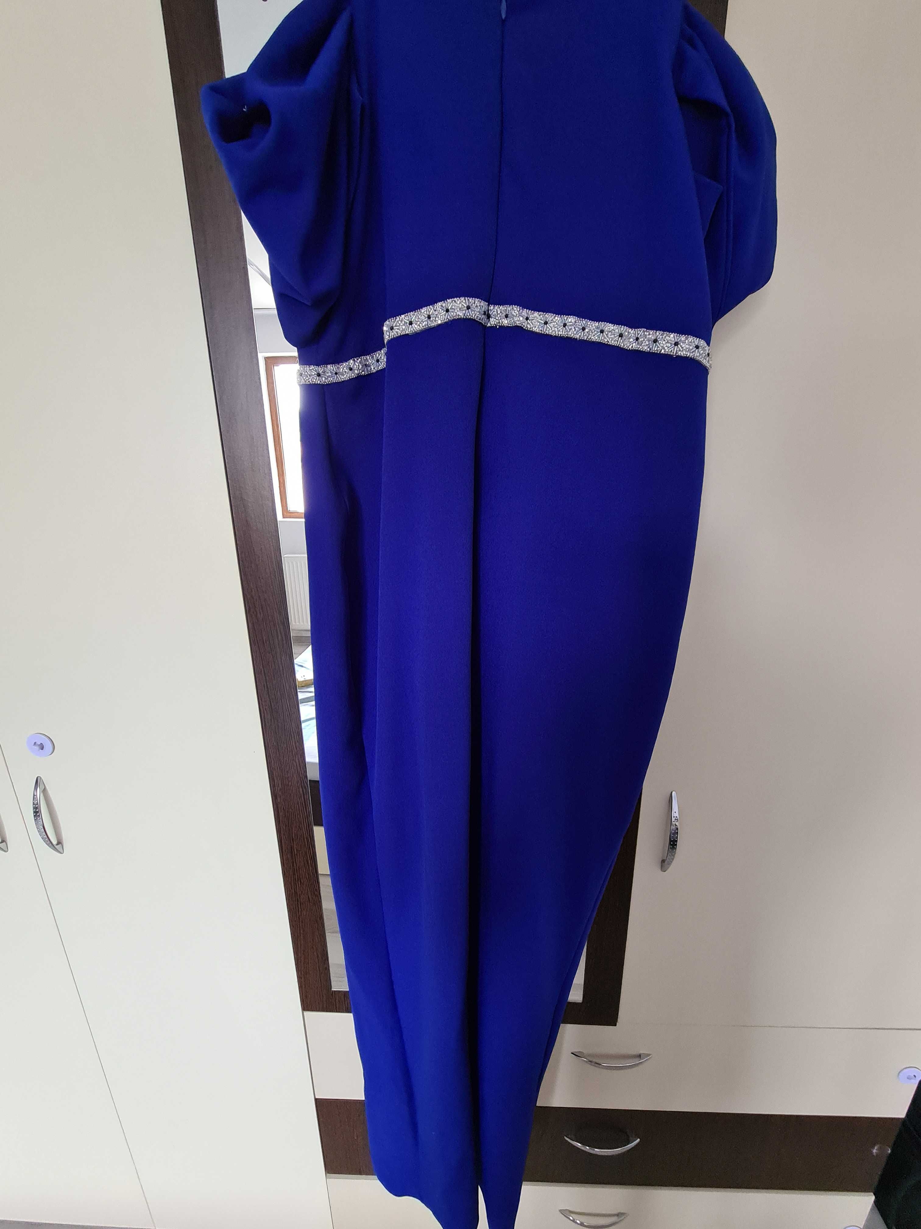 Rochita eleganta lunga albastra