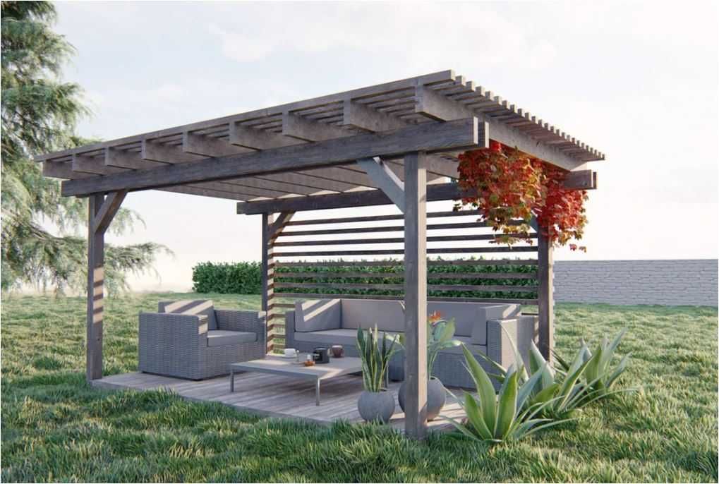 Pergola lemn 4x3m